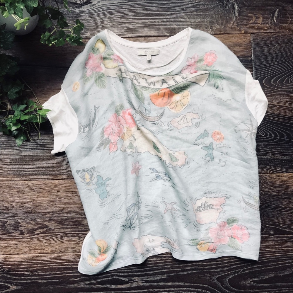 Zara Hawaii Map Top
